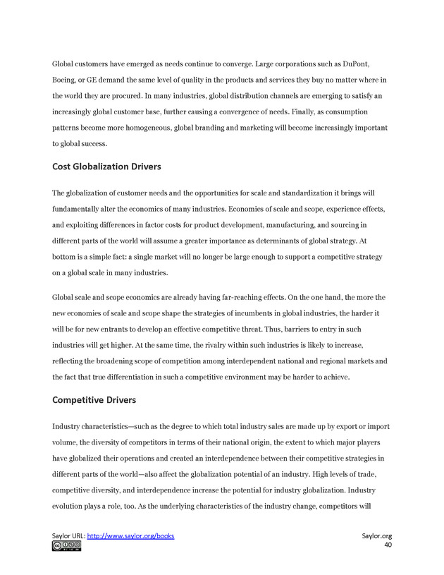 Fundamentals of Global Strategy - Page 40